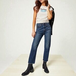 Levi's Premium Wedgie Fit Jeans Women's Size 28 High Rise Dark Wash